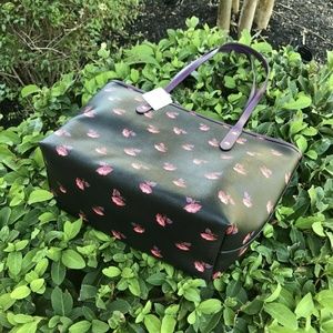 Coach Bags - Coach Black Flower Print City Tote Bag F73203 Coach Bags - Coach Black Flower Print City Tote Bag F73203